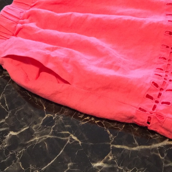 Crown & Ivy hot coral skirt - 6 - Picture 4 of 8